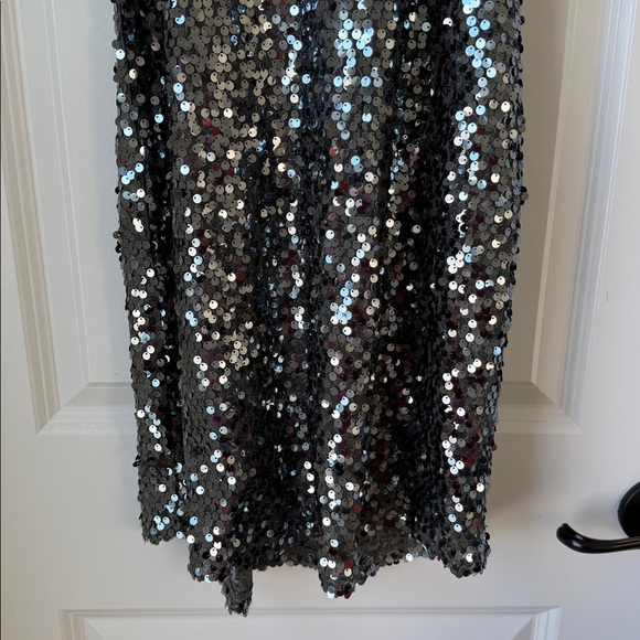 XS Express Women’s Sequined Strapless Mini Dress - Picture 6 of 9